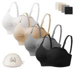 4 Pack Wireless Nursing Bras with Extenders