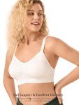 4 Pack Wireless Nursing Bras with Extenders