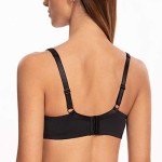 MeleneCa Plus Size Nursing Underwire Bra, Black