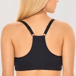 Gratlin Women's Wireless Nursing Sports Bra - Black