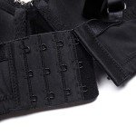 MeleneCa Plus Size Nursing Underwire Bra, Black