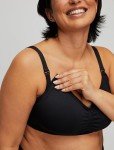 Seamless Nursing Bra for Moms - Black/Sandshell 2 Pack