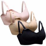 Daisity Women's Nursing Bra Pack - 3 Colors