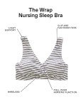 Soft Cotton Wrap Maternity & Nursing Sleep Bra
