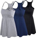 SUIEK Women's Maternity Nursing Tank Top 3-Pack