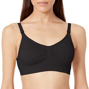 Lamaze Women's Seamless Comfort Nursing Bra - Black