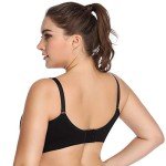 Lataly Women's Wirefree Nursing Bra Set of 5
