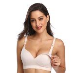 COOSHCO Women's Wireless Nursing Bra 4-Pack