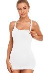 4-Pack Women's Nursing Tank Tops with Adjustable Straps