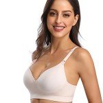 Seamless Wireless Nursing Bra Set for Moms