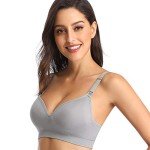 Seamless Wireless Nursing Bra Set for Moms