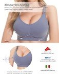 Seamless Wirefree Nursing Bra for Moms - Royal Blue