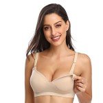 Seamless Wireless Nursing Bra Set for Moms