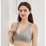 Lace Cotton Nursing Sleep Bras for Women