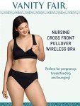 Vanity Fair Wireless Maternity Nursing Sleep Bra