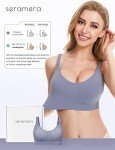 Seamless Wirefree Nursing Bra for Moms - Royal Blue