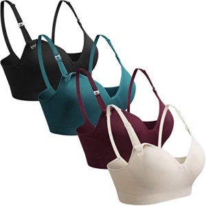 Seamless Nursing Bra Set for Moms (4 Colors)