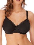 Freya Women's Black Moulded Nursing Bra, 36E