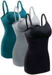 Women's Nursing Tank Tops with Built-In Bra