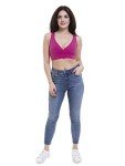 Lunarable Women's Maternity Red Crop Top Bra