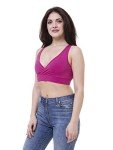 Lunarable Women's Maternity Red Crop Top Bra