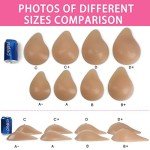 Vollence Silicone Breast Forms for Mastectomy, B Cup