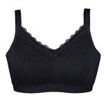 Post-Surgery Cotton Bra with Pockets for Women