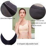 Post-Surgery Cotton Bra with Pockets for Women