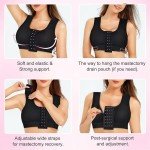 Nebility Women's Front Closure Post-Surgery Bras