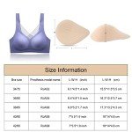 Seamless Post-Surgery Bra with Cotton Breast Forms