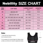 Nebility Women's Front Closure Post-Surgery Bras