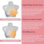 Spiral Silicone Breast Forms for Mastectomy Support