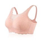 Everyday Mastectomy Bra with Pockets - Pink 38C