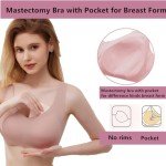 Witok Seamless Post-Surgery Mastectomy Bra for Women