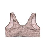 Light Pink Mastectomy Bra with Front Closure and Pockets