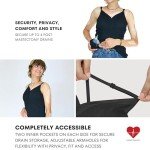 Comfortable Women's Mastectomy Camisole with Drain Pockets