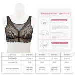 Mastectomy Bra with Pockets for Prosthesis - Black