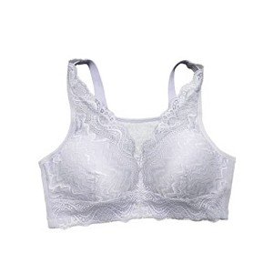 Silicone Pocketed Bra for Mastectomy - Grey 36C