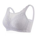 Grey Mastectomy Bra with Pockets for Prosthesis