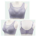 Grey Mastectomy Bra with Pockets for Prosthesis
