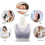 Grey Mastectomy Bra with Pockets for Prosthesis