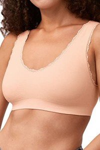 Amoena Women’s Kitty Wireless Pocketed Bra - Rose Nude