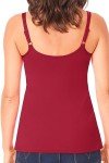 Amoena Valletta Mastectomy Top with Bra, Red