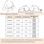 Beige Mastectomy Bra with Prosthesis Pockets, 38