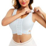 Wireless Front Adjustable Bra for Post-Surgery Comfort