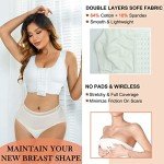 Wireless Front Adjustable Bra for Post-Surgery Comfort