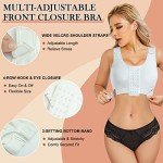 Wireless Front Adjustable Bra for Post-Surgery Comfort