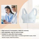 Wireless Front Adjustable Bra for Post-Surgery Comfort