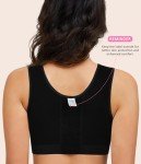 Comfortable Front Closure Bra for Mastectomy Support