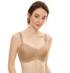 BIMEI Women's Pocketed Wire-Free Mastectomy Bra